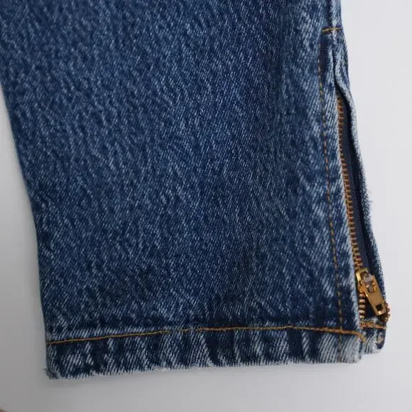 VTG Palmettos Womens 80’s High Waisted Mom Jeans 13 Ankle Zip Tapered USA Made - Picture 6 of 11